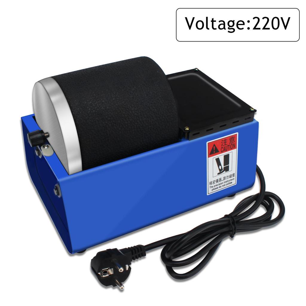 Hobby Rock Tumbler Machine - Single Drum Jewelry Polisher (Single Barrel) Mini Ring Polishing Machine