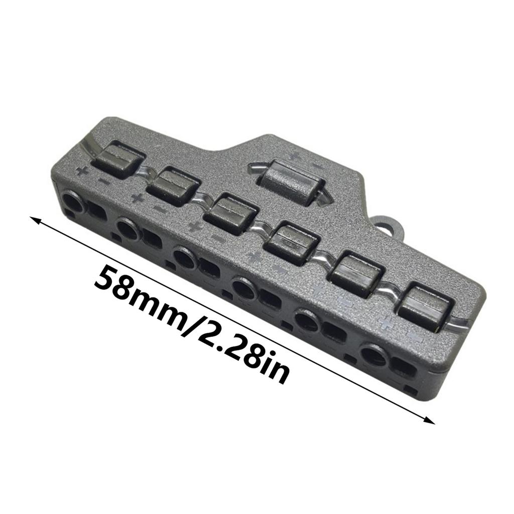 Разветвитель провода низкого напряжения 1 вход 6 выходов Соединительный блок провода светодиодного освещения для распределительного блока светодиодной ленты