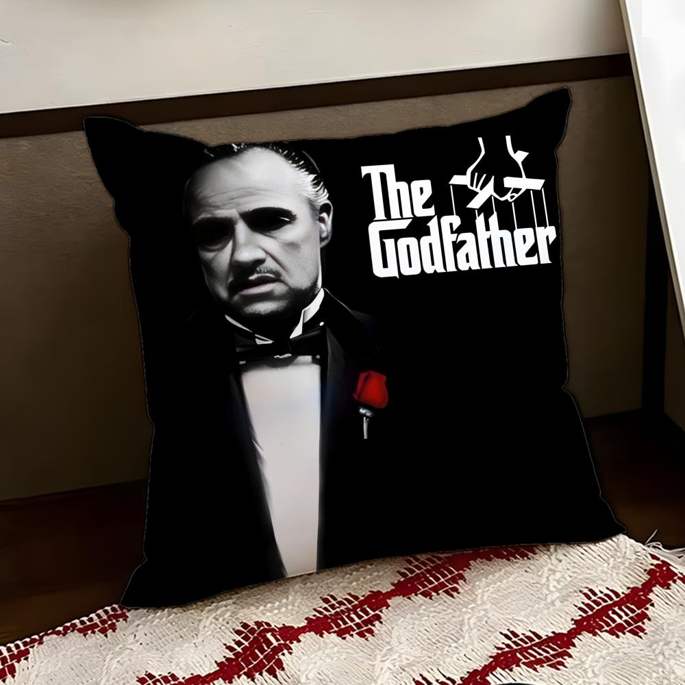 The GGodfather Movie Cushion Cover Reversible Soft Durable Pillow Cover Home Car MultiScene Use for Daily Comfort