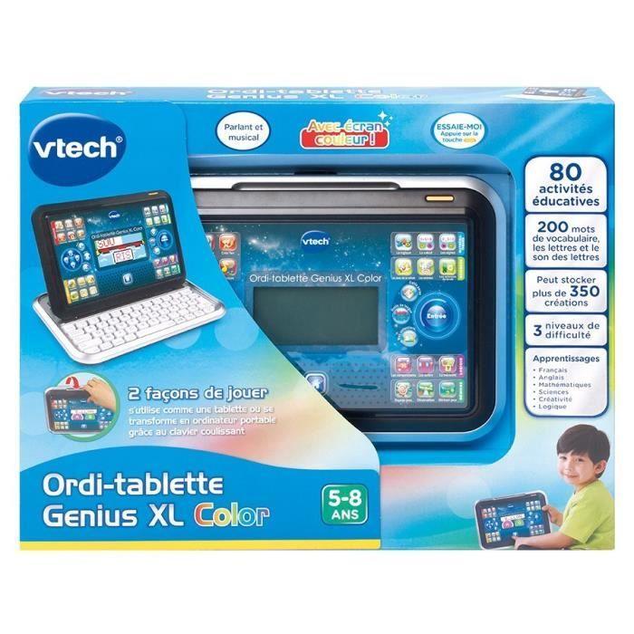Vtech Genius XL Color — детский планшетный компьютер — черный