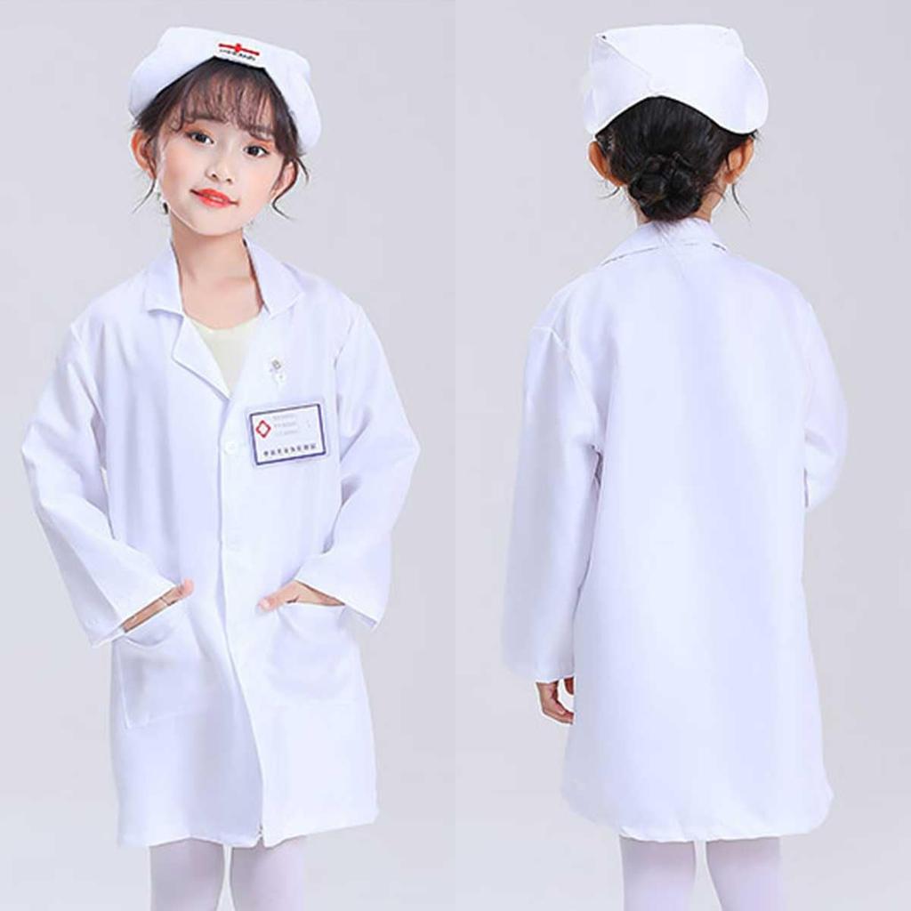 Nurse Cosplay for Nurse Halloween Doctor Doctor White Coat [monoii] Girls, Costume, Kids' Clothing, Costume, Costume, Uniform,