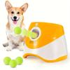 Automatic Dog Ball Launcher with 3 Mini Tennis Balls - USB Rechargeable 18650 Lithium Battery, Dog Ball Toy Automatic Tee