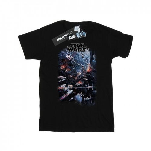 STAR WARS Womens/Ladies Universe Battle Cotton T-Shirt