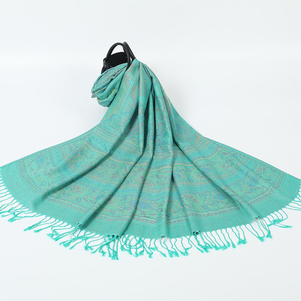 Jacquard Cashew Scarf Shawl Women's Headscarf Spring and Autumn Thin Scarf