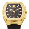Мужские часы VERSACE V-sporty Tonn.Greca (VESP00324) с кварцевым механизмом, водонепроницаемый, сапфировое стекло, черный циферблат и нержавеющая сталь.