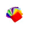 Шарфы для ритмических движений, Шифоновые шарфы, Набор из 10 цветов, 60 см x 60 см, Органза, для детей, музыки, танцев, дошкольных учреждений, детских садов и пожилых людей
