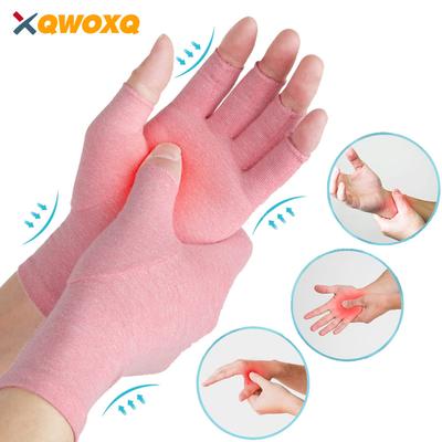 Компрессионные перчатки от артрита облегчают боль при ревматоидном артрите, RSI, карпальном туннельном синдроме, перчатки без пальцев для работы на компьютере и повседневной работы