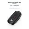Jomaa Slim Перезаряжаемый Bluetooth-набор из клавиатуры и мыши для ноутбука, 2,4 ГГц USB Беспроводной комбинированный набор клавиатуры и мыши