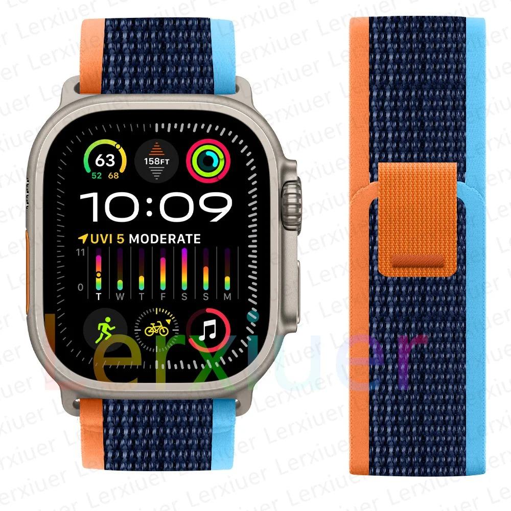 Ремешки для Apple Watch ultra2 ремешок 49мм 46мм 42мм 44мм 40мм 45мм 41мм Trail loop браслет correa iwatch series se 3 7 8 9 10 11