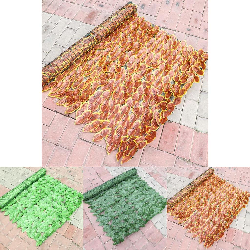 Роскошный рулон искусственных листьев для садового забора, обеспечивающий максимальную приватность и красоту