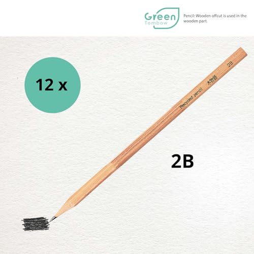 TOMBOW Карандаши, Серия «Ки Моногатари», 2B, 1 дюжина (LA-KEA2B)