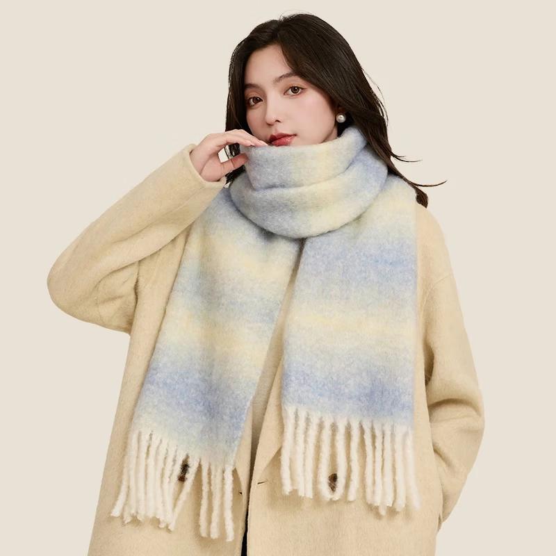 Muerxi Women's Luxury Wool Scarf & Shawl