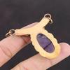 Подвеска со звездным аметистом Подвеска с африканским аметистом Медная подвеска ручной работы Подвеска с драгоценным камнем Медные украшения Женский специальный подарок Стильная подвеска