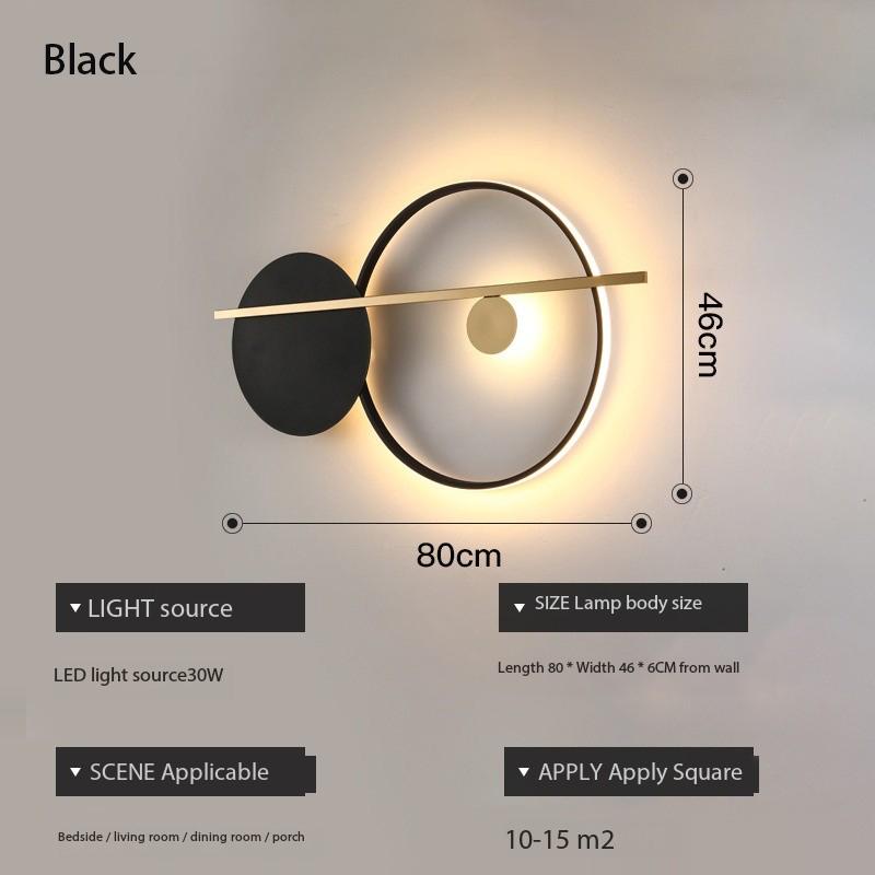 Светодиодный настенный светильник Nordic Line, минималистичные настенные светильники для гостиной, спальни, украшения интерьера, мебели, предметов искусства, освещения