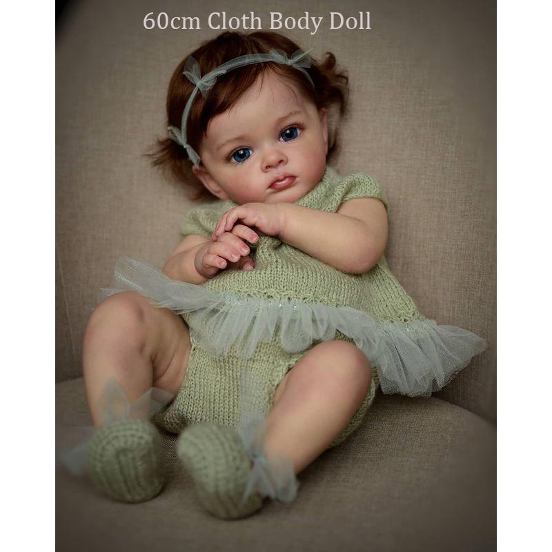 55cm/60cm Silicone Reborn Doll Lovely Baby Dolls Toy Fashion Simulate Baby Dolls For Girl Gift