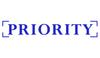 Printtoo Priority Self Inking Rubber Stamp Pre Inked Office Stamp - канцелярские принадлежности для домашнего офиса, черные - 42 x 9