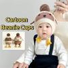 Penguin Cartoon Beanie Caps Kawaii Winter Pullover Hats Sweet Knitted Warm Hat Autumn and Winter