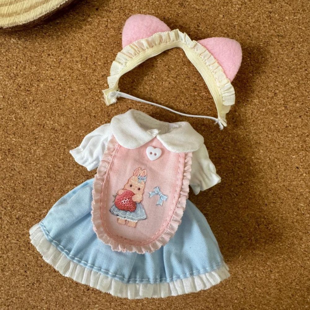 Dress Up Doll Elegant Dresses Casual Wears 1/12 BJD Clothes Doll Princess Clothes Dollhouse Toys