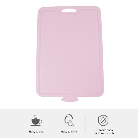Силиконовая разделочная доска, складной двусторонний нескользящий коврик для резки, пищевой без BPA, можно мыть в посудомоечной машине, кухонные инструменты для кемпинга
