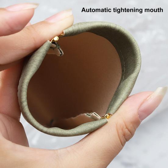 Sunglasses Pouch Soft Home Supply Solid Colour Elastic Opening Auto Closure Sunglasses Pouch Practical Protective Lightweight