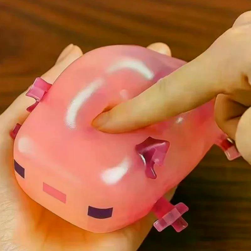 Симуляция американской саламандры Игрушка-пищалка Медленно восстанавливающаяся Игрушка для снятия стресса Ребенок Взрослый Сенсорные Игрушки-пищалки для снятия стресса Креативные подарки