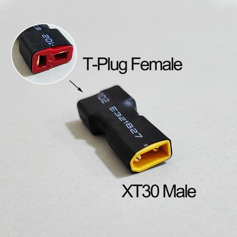 1PCS RC Battery Connector Adapter XT30 XT60 XT90 T-Plug TRX Male to Female Plug For RC LiPo Battery Charger