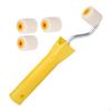 1 Inch Mini Paint Roller Set with 4 Refills Versatile Accessory Professional Lightweight for Cabinet
