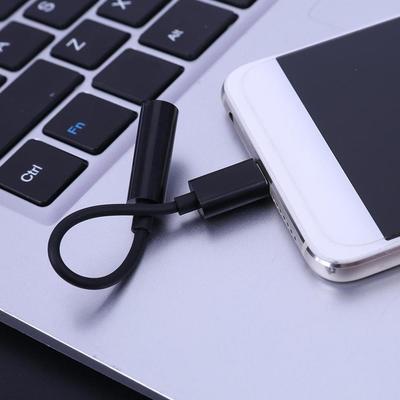 Аудиоадаптер USB Type-C на AUX 3,5 мм для наушников, мобильного телефона, планшета, аксессуары, аудиоадаптер (гнездо)
