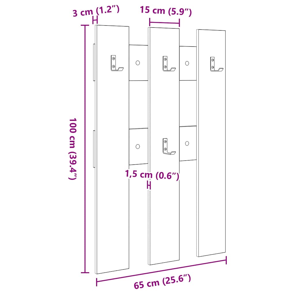 Wall Mounted Nightstand Wall Bracket Artisan Oak