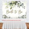 2D Eucalyptus Greenery Backdrop Bride To Be Engagement Party Background