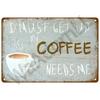 Metal Sign Coffee Tin Sign Posters Wall Decorations Vintage Cafe Retro Club Pub Bar Painting Home Decor Friends Wall Art Plaque