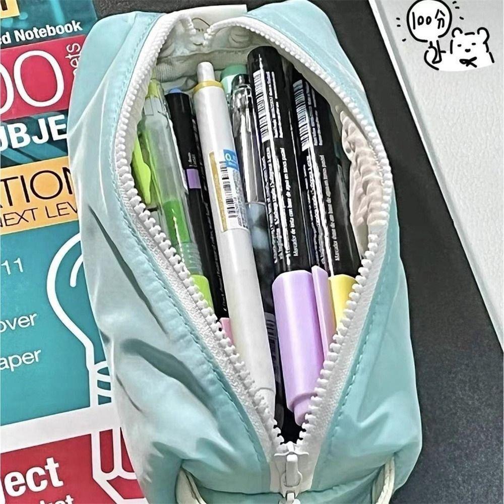 Large-capacity Stationery Storage Bag Portable Pen Bag Durable Pencil Case