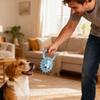 Squeaky Balls For Dogs Squeaky Interactive Ball With Football Inside Rubber Spiky Dog Chew Toy With Handle For Chewing