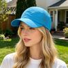 Adjustable Baseball Cap Women Cap, Elastic Straps Quick-Drying Sun Hat, Breathable Workout Hat Criss-Cross Ponytail Design for Running Yoga