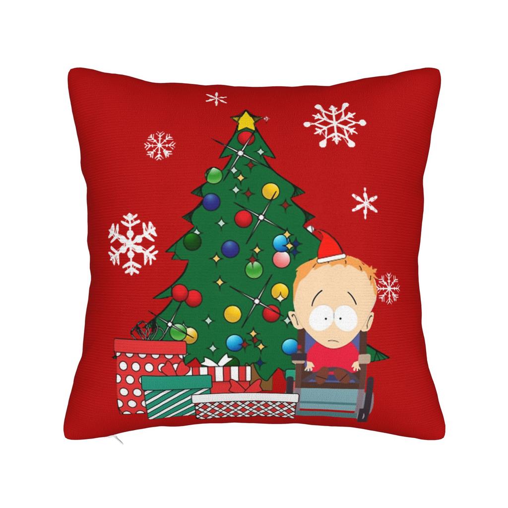Cartoon Souths Parks Christmas Pillowcase Soft Cushion Cover Decorations Throw Pillow Case Cover Bedroom Square