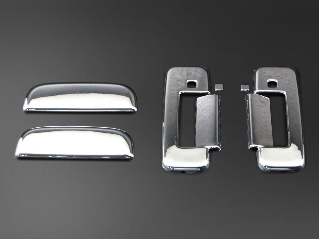 BRIGHTZ Хромированный комплект накладок на дверные ручки для Suzuki NV100 Clipper Rio DR17W – Модель DHC-NOBU-110 – Внешняя улучшающая отделка