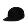 VARZAR VA Square Suede Camp Cap Black