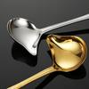 Ложка для масла из нержавеющей стали Легко чистить Безвредный скиммер для масла Дом Ресторан Отель Кухня Инструмент для полива маслом