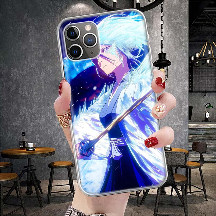 Bleach Кучики Рукия Мягкий Чехол Для Телефона Для IPhone 11 17 Air 16E 16 Pro Max 15 + 14 Plus 13 Mini 12 Apple 7 SE 8 Fundas Coque 11 17