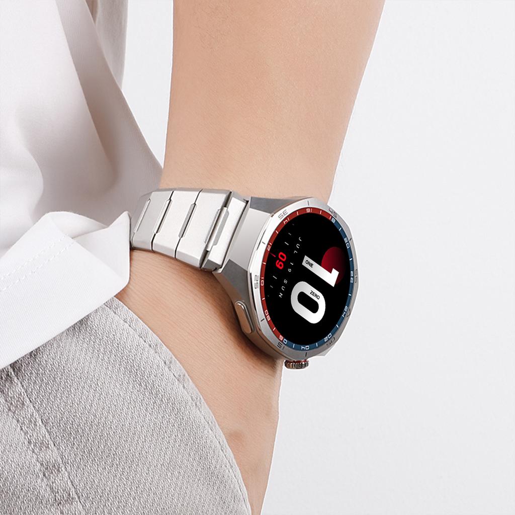 Роскошный ремешок из нержавеющей стали для Huawei Watch GT5 Pro Металлический ремешок без зазоров для Huawei Watch GT4 Pro Специализированный мужской стиль