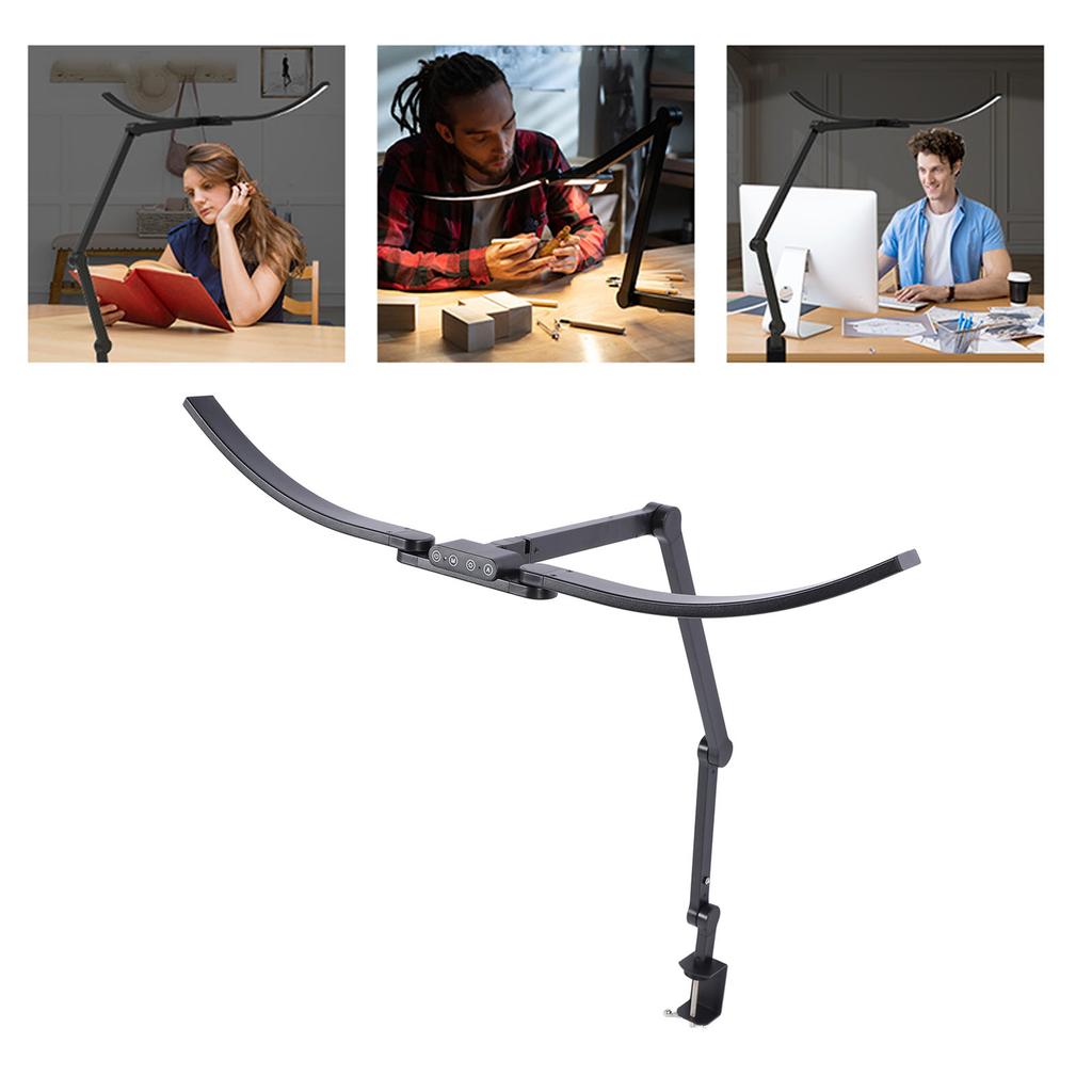 Настольная лампа Architect 3000-6500K с автоматической регулировкой яркости и регулируемым углом наклона, настольная лампа для чтения с защитой глаз