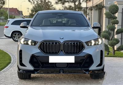 Накладка на передний бампер Paradigm Black Knight (для M-Sport, 2023-2025) для BMW X6 G06 2019- гг