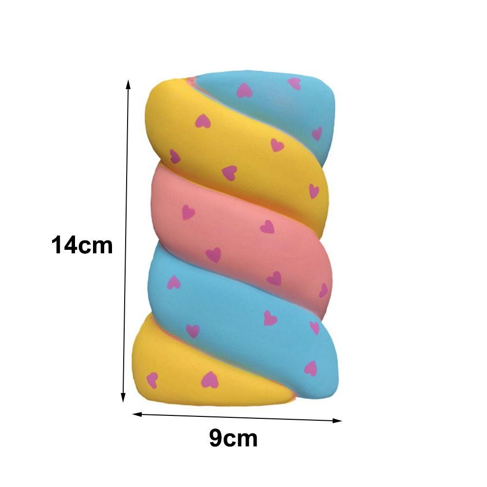 Cotton Candy Bread Squeeze Toy Soft Mochi Squish Foam Toy New Fidget Squeeze Toy For Stress Relief