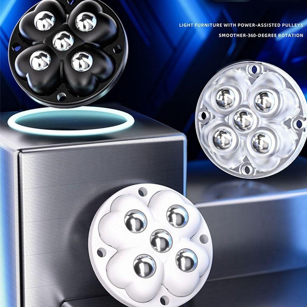 4Pcs Mute Furniture Casters Self Adhesive Universal  Pulley Storage Box Roller  for Storage Box
