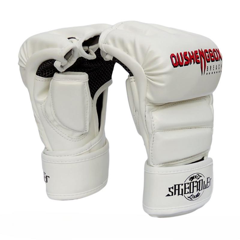 Перчатки для бокса MMA Half Finger, перчатки для тайского бокса с песком, перчатки для карате, специальные защитные перчатки для тренировок по боевым искусствам