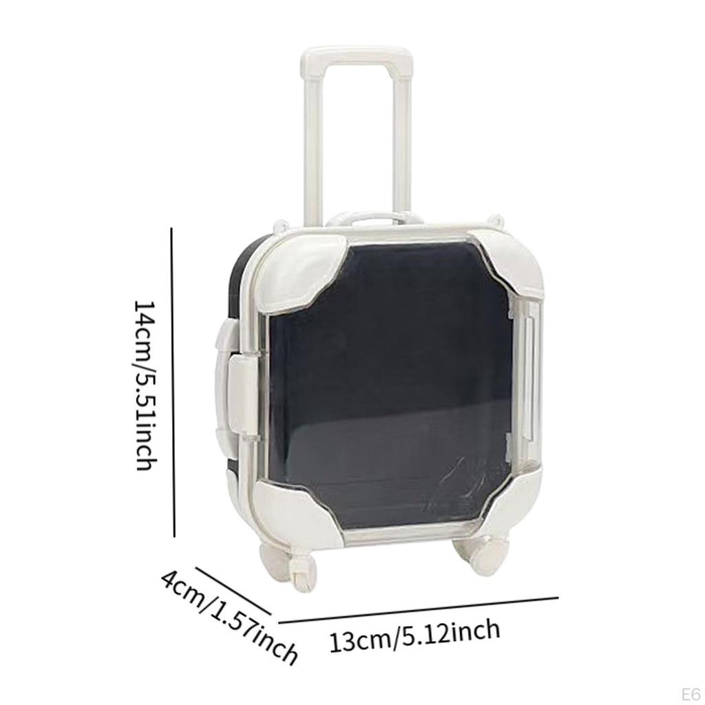 Чемодан для кукол DIY Toy Tiny Jewelry Storage Case для ролевых игр Dress up Travel Luggage для