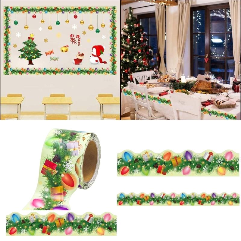 Bulletin Board Borders Christmas Bulletin Board Border Classroom Borders Colorful Border Trim for School Decorations