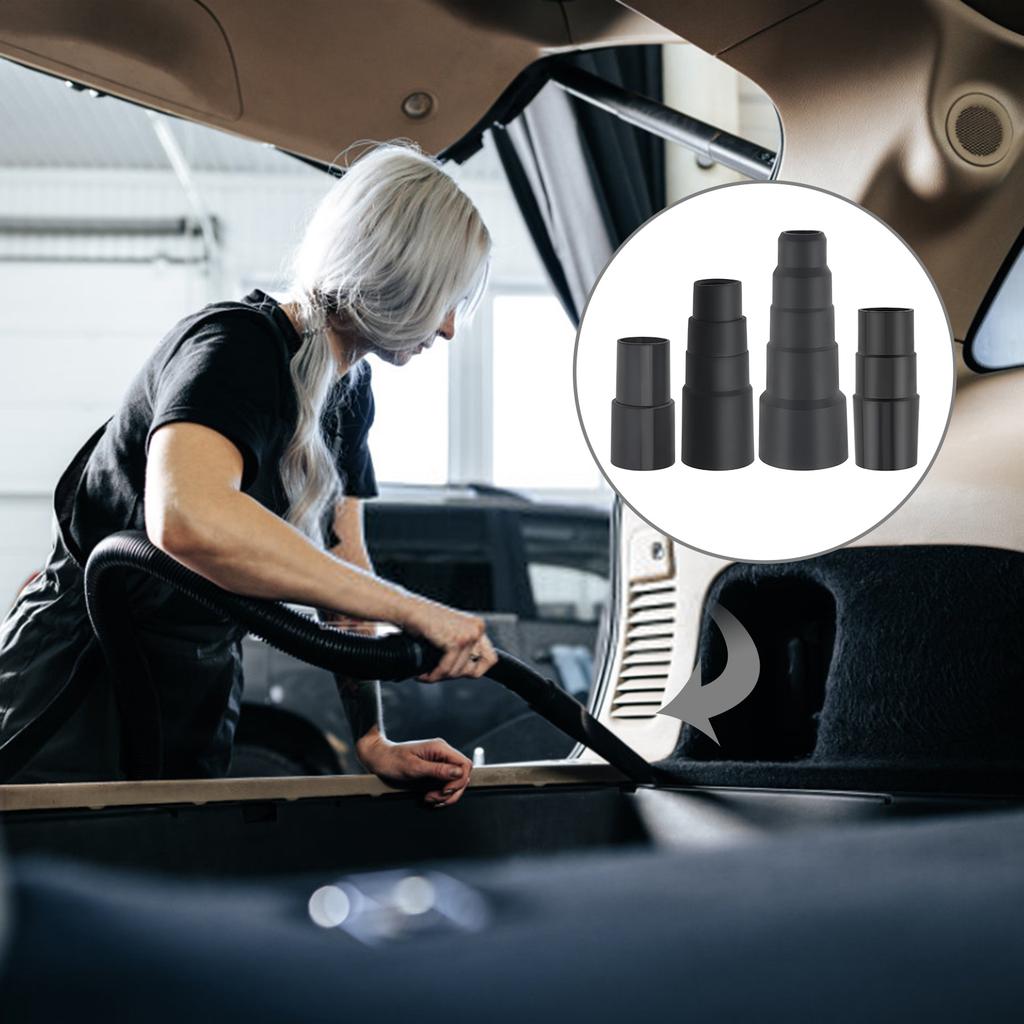 4 шт. Универсальный многоразовый комплект адаптеров для вакуумного шланга Адаптер для шланга для пылесоса в магазине