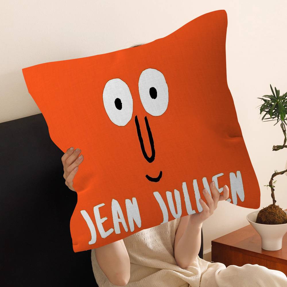 J-Jean J-Jullien Подушка Аниме Подушка Диван-кровать Подушка для изголовья Чехол для подушки Чехол для подушки 45x45 см Мода