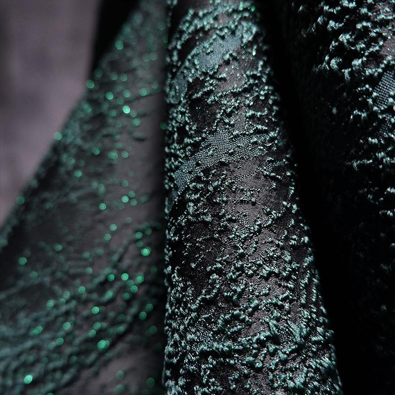 Абстрактный Неправильный 3D-узор из Частиц Жаккардовая Текстура Ткань DIY Модная Одежда Платье Пальто Уникальная Текстура Дизайнерская Ткань
